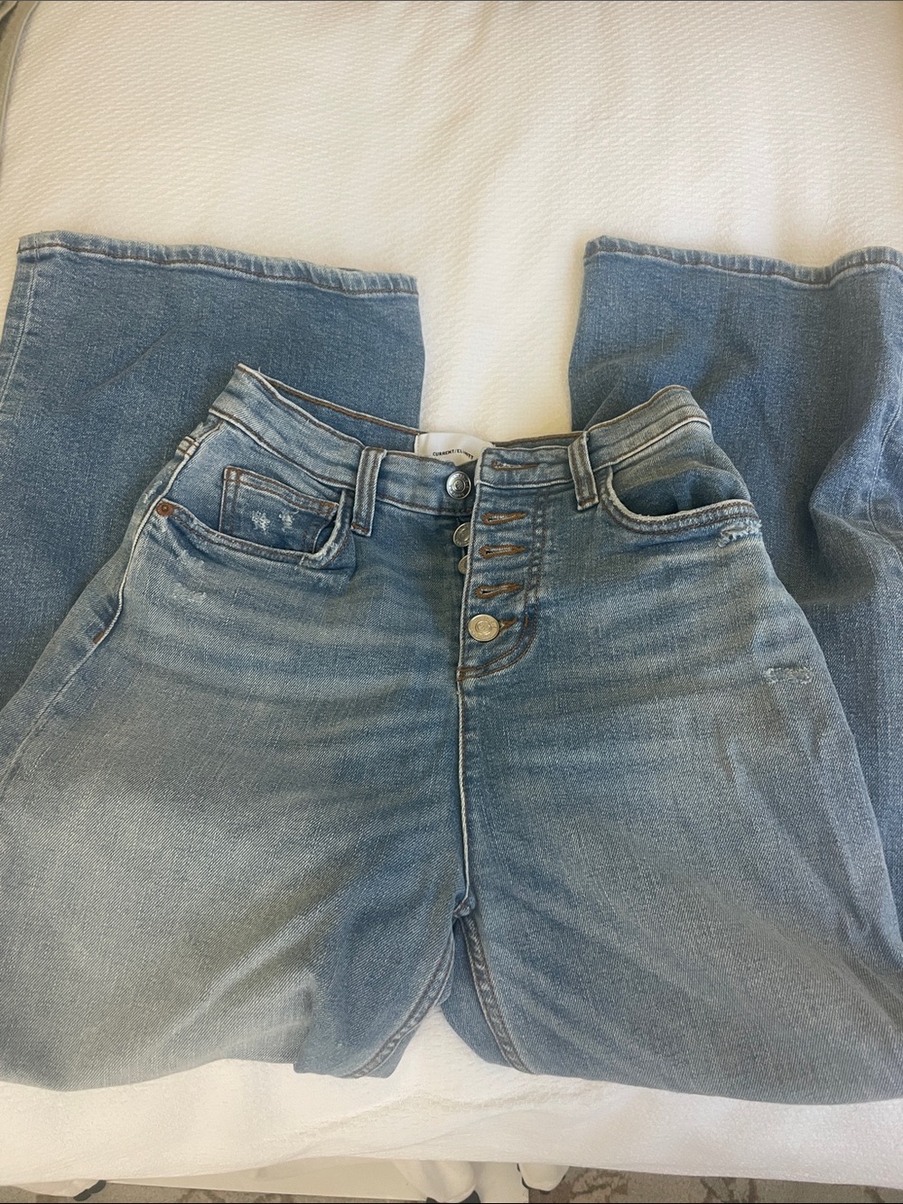 Current Elliott wide leg jeans size 26